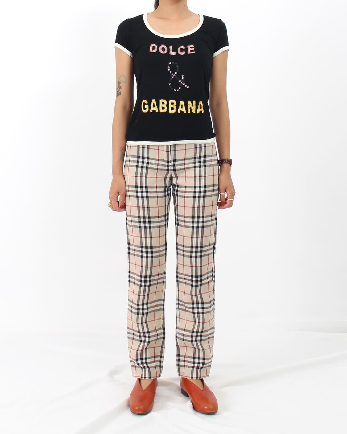 돌체앤가바나 DOLCE&GABBANA 블랙 반팔 티셔츠 상품이미지4