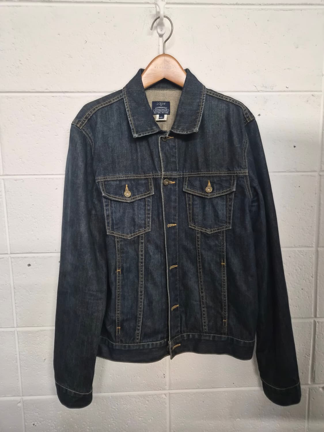 M/100) j.crew 제이크루 데님자켓 팝니다 상품이미지1