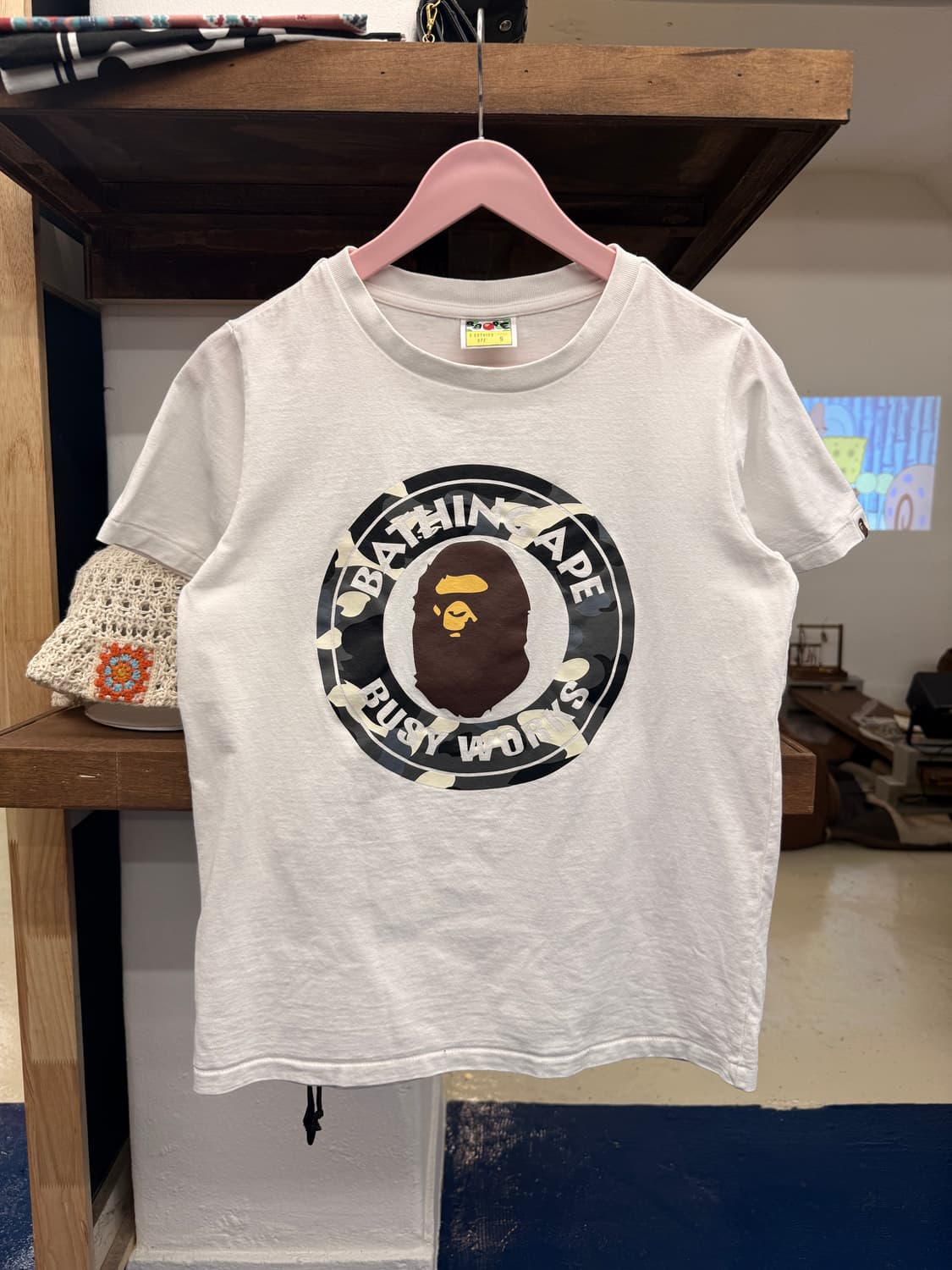 BAPE 베이프 레이디 컬리지 반팔티 상품이미지3