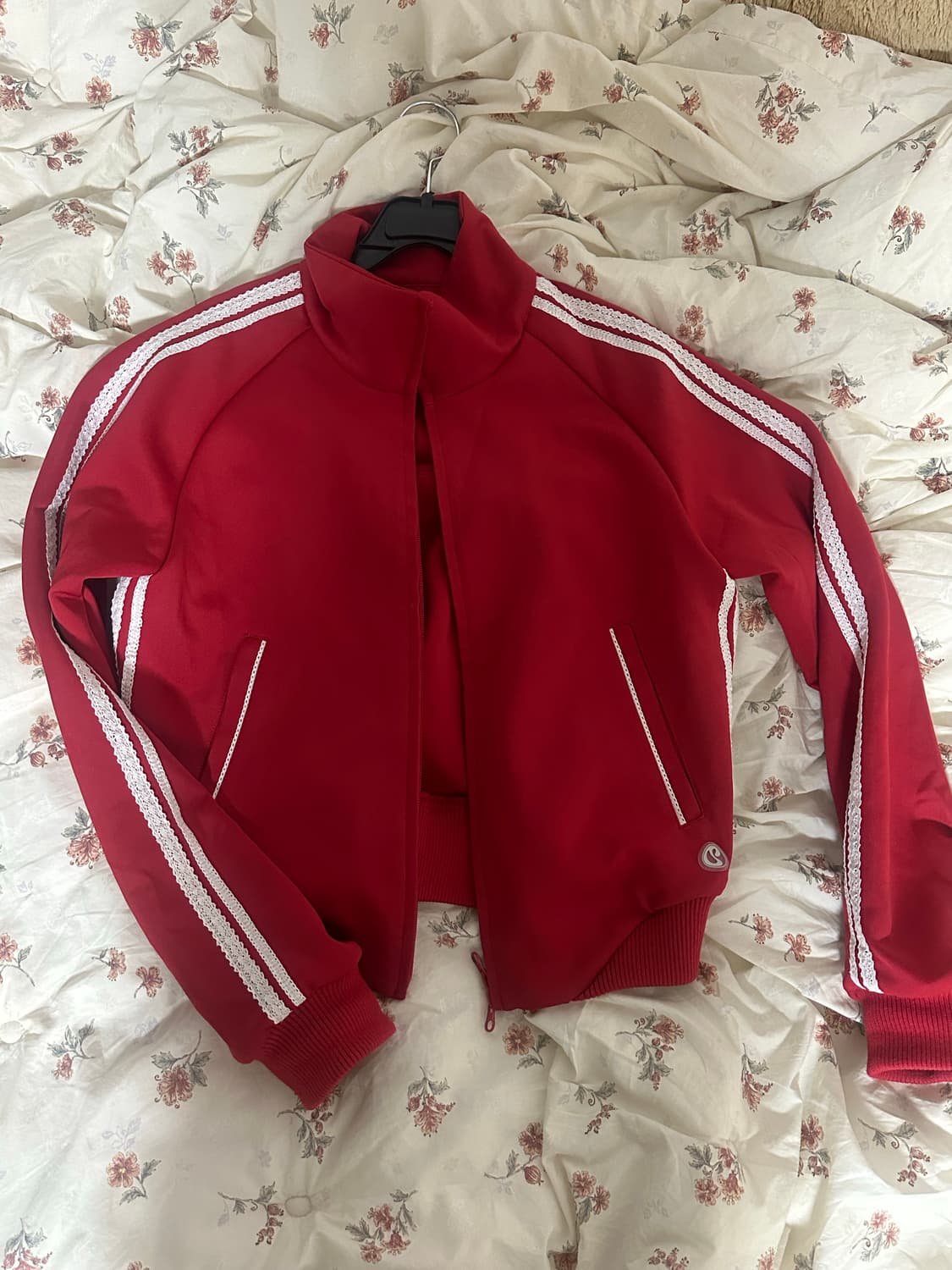 코이세이오 레이스 트랙자켓 레드 1사이즈 상품이미지2