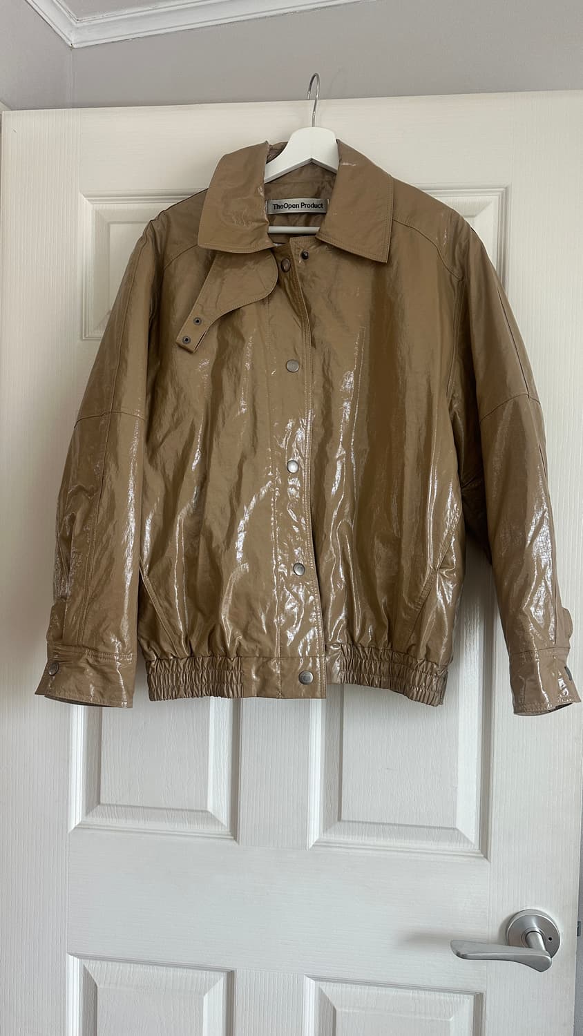 TheOpen Product 더오픈프로덕트 레더 봄버 자켓 상품이미지4