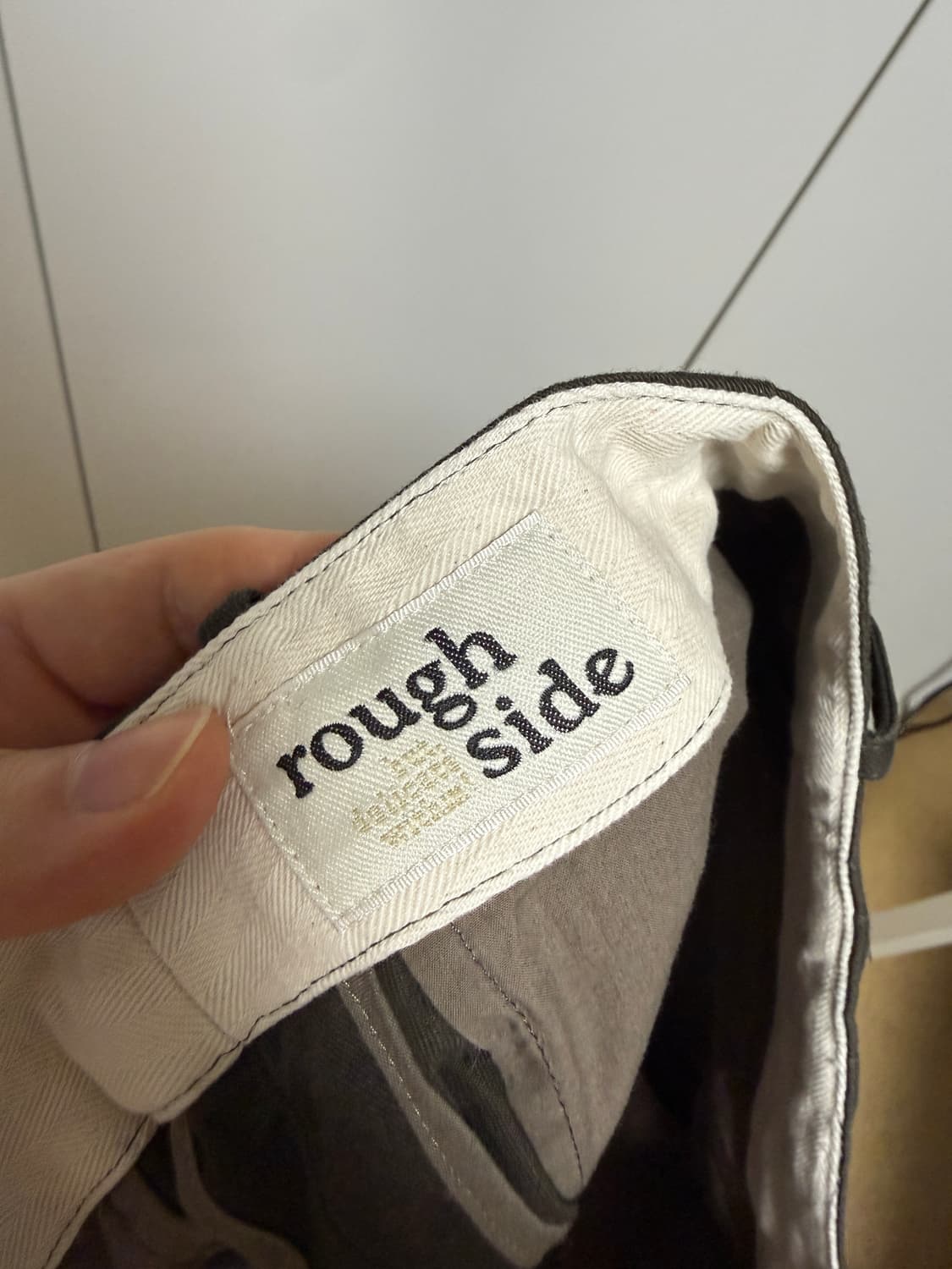 러프사이드 레귤러 치노 팬츠 차콜 1사이즈 상품이미지5