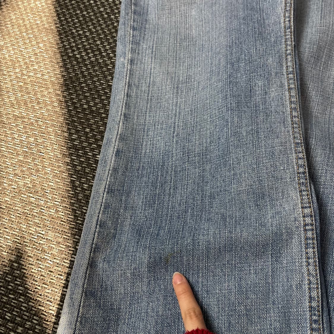 (36) 리바이스 527 36X30 연청 데님 팬츠 상품이미지6