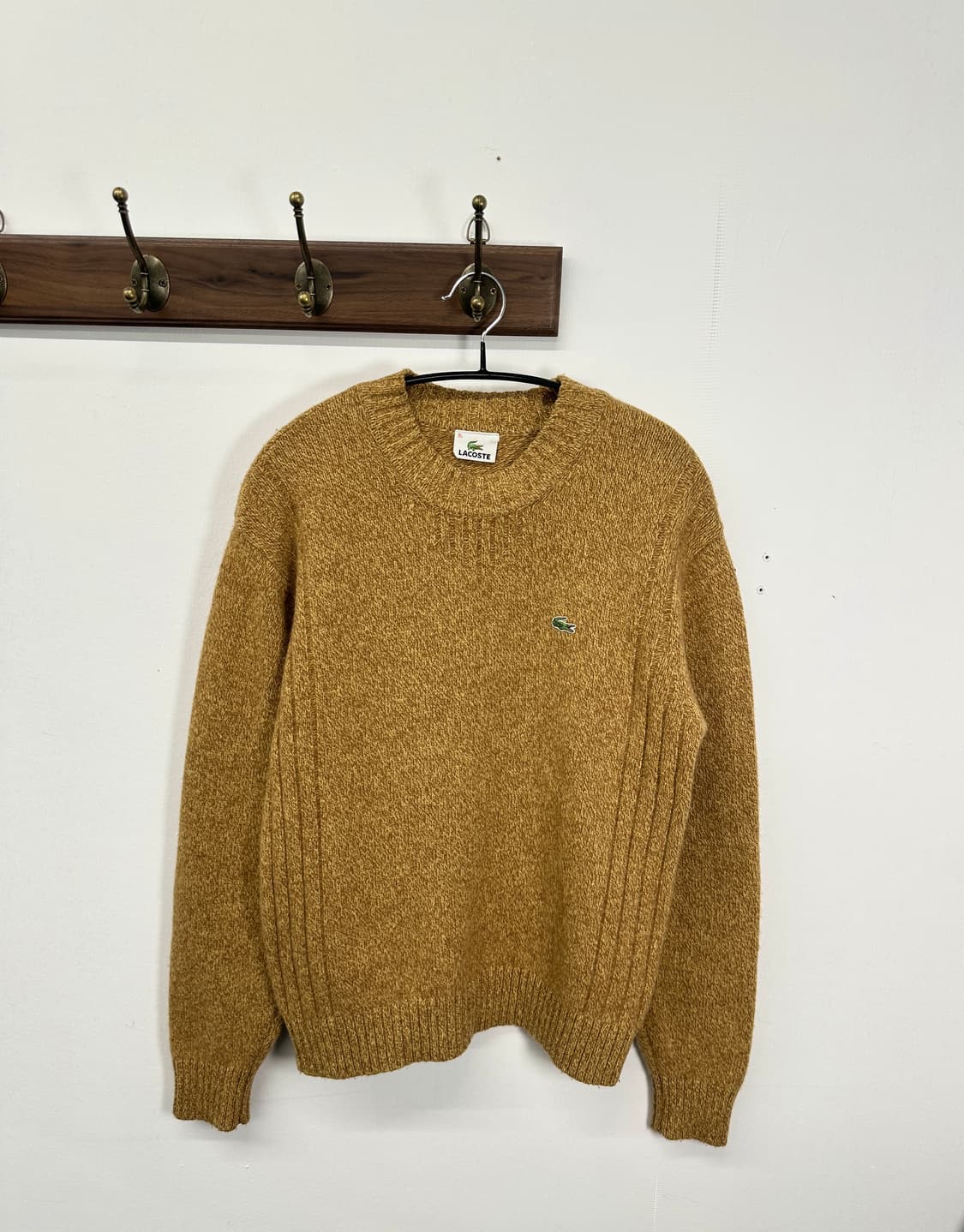 Lacoste 라코스테 울 브라운 보카시 니트 M 상품이미지2