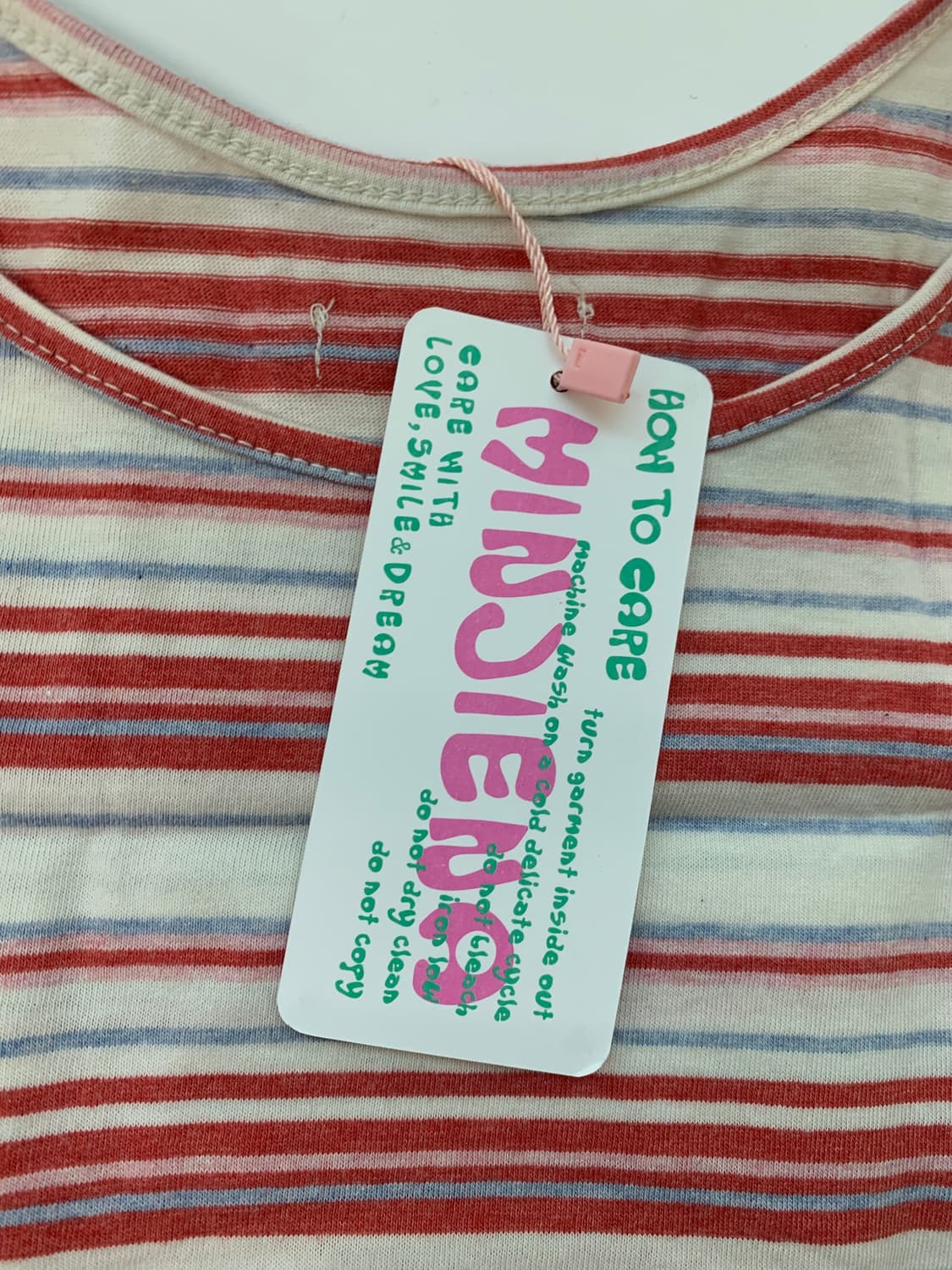 stripe sleeveless red 상품이미지6