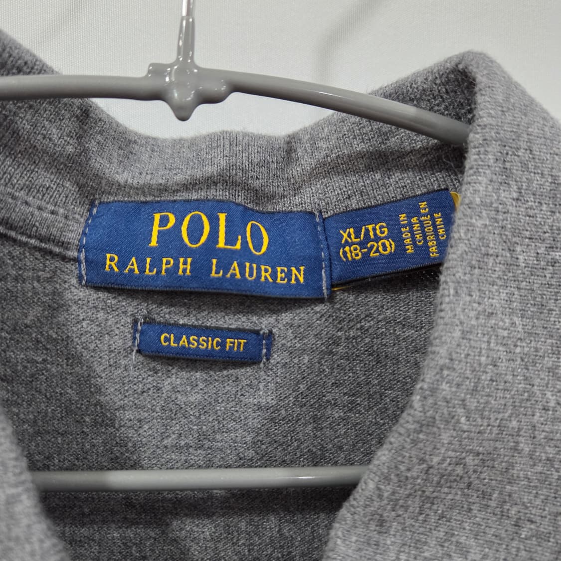 폴로랄프로렌 피케 카라 롱슬리브 XL(18/20) 상품이미지3