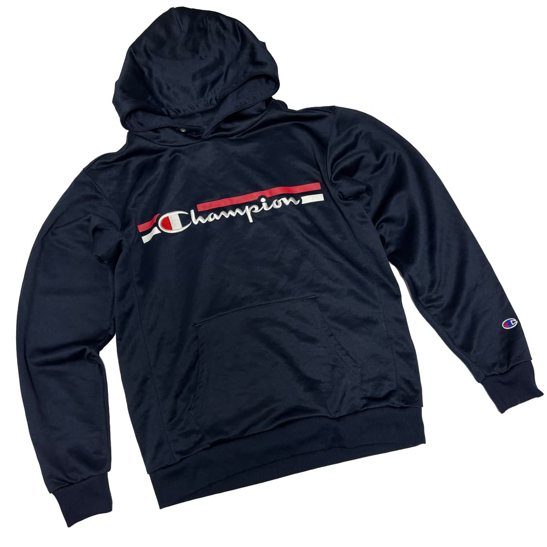 챔피온 빅로고 스크립트 후드 티셔츠 상품이미지1