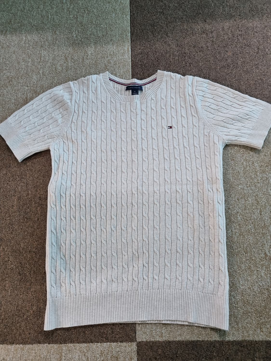 타미힐피거 케이블 반팔 니트 상품이미지3