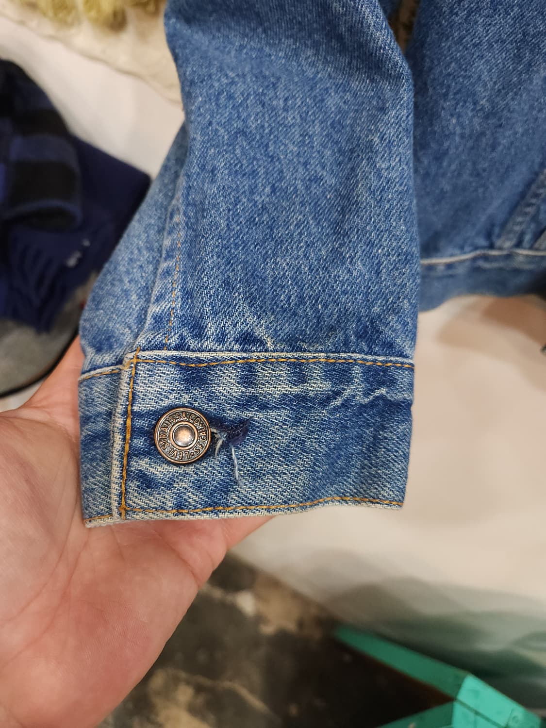 리바이스 80's 70505-0217 데님 자켓  usa 상품이미지3