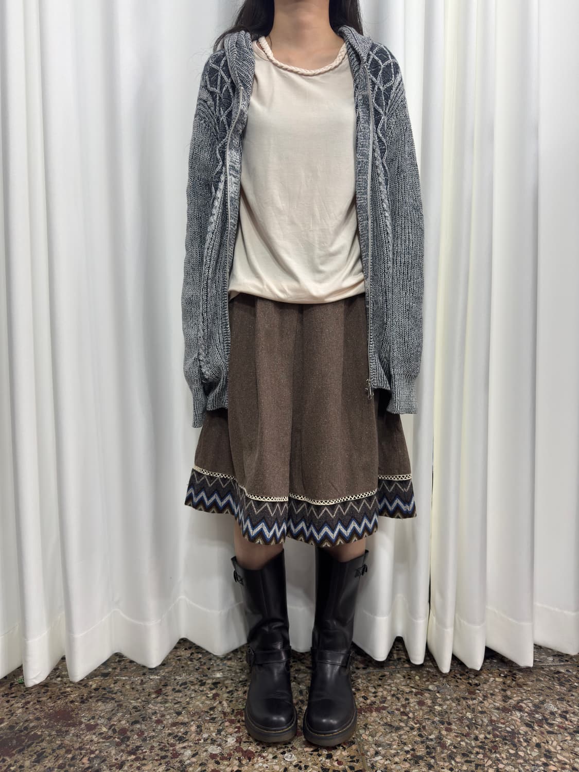 ethnic midi skirt 상품이미지3