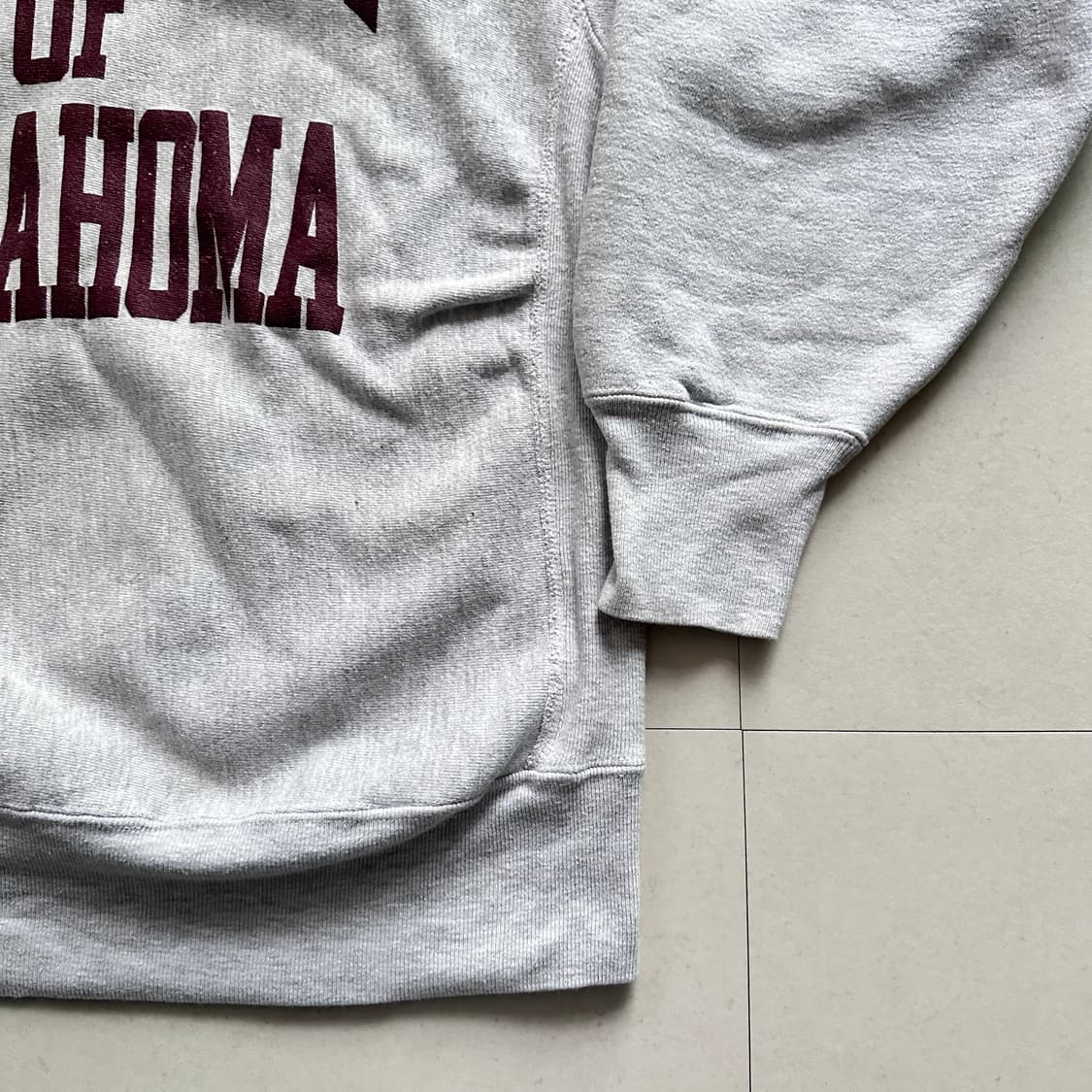 90s 챔피온 리버스위브 오클라호마 맨투맨(XL) MADE IN USA 상품이미지3