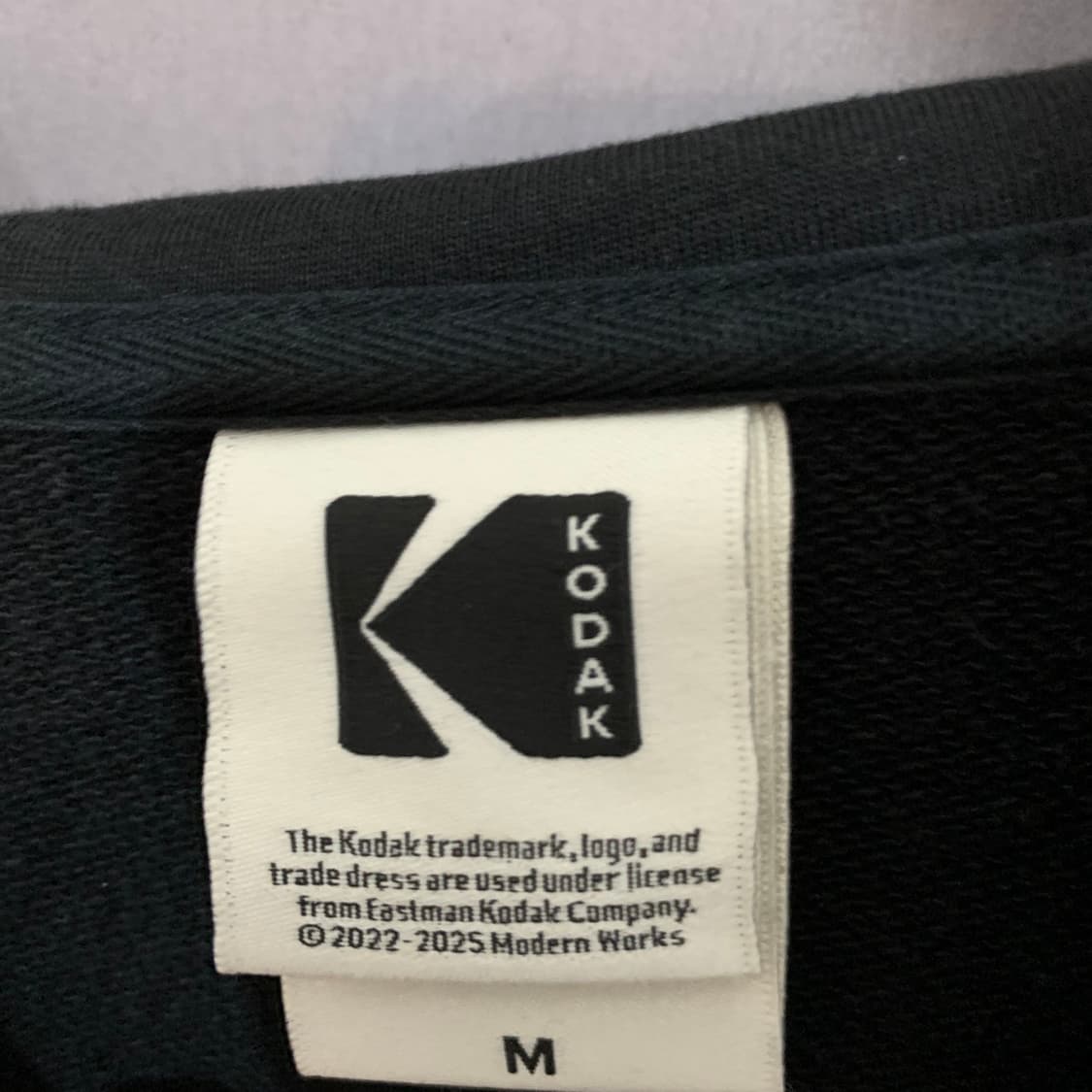 M KODAK 코닥어패럴 카메라클럽 세미크롭 후드 집업 상품이미지6