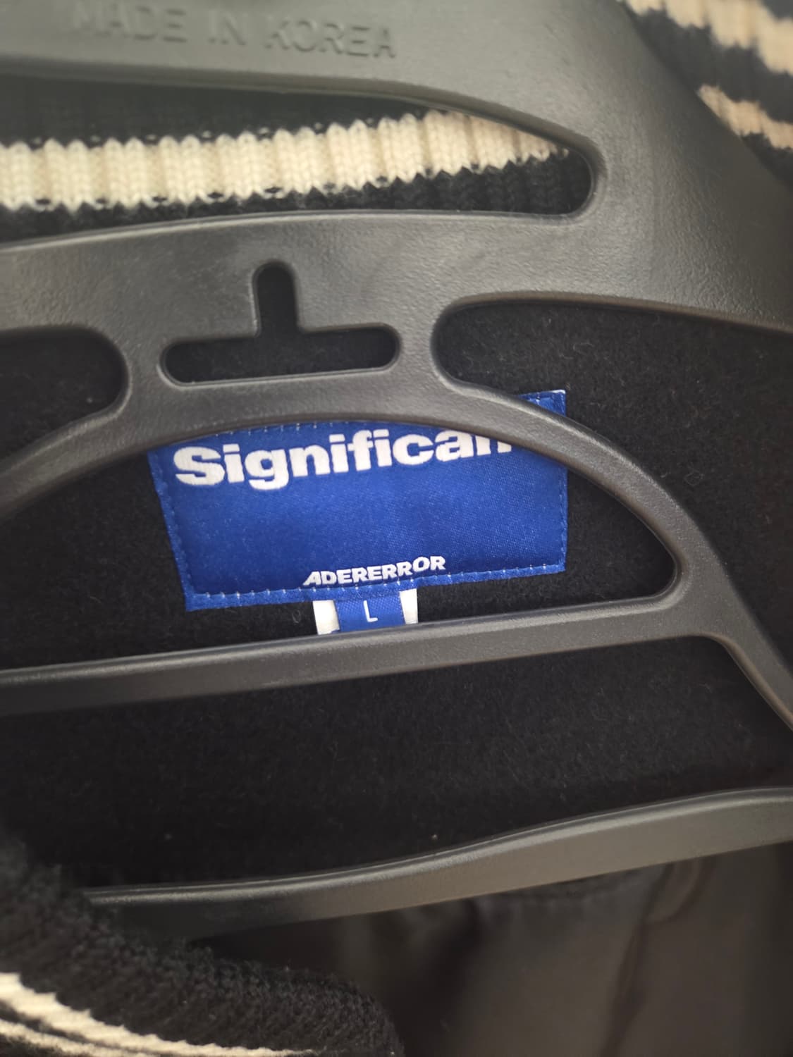 아더에러 시그니피컨트 TRS 태그 바시티 자켓 01 느와르 (L) 상품이미지4