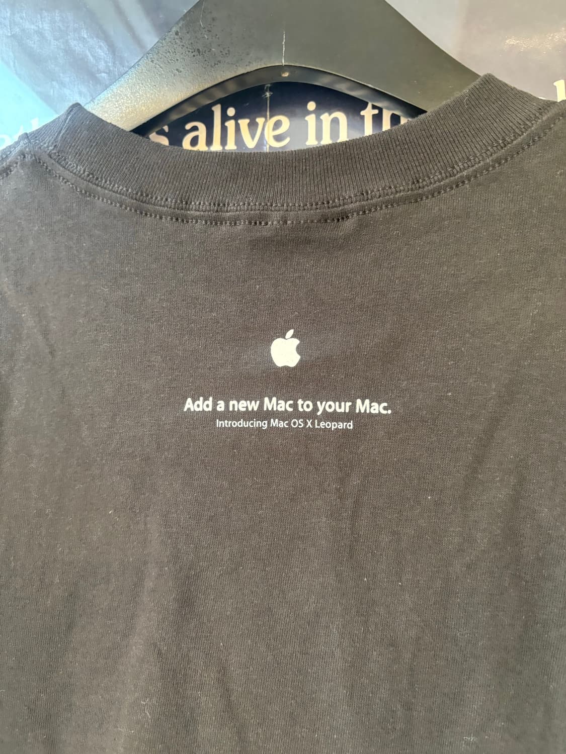 00s Apple Mac os X logo 프로모 티셔츠(데드스탁) 상품이미지5