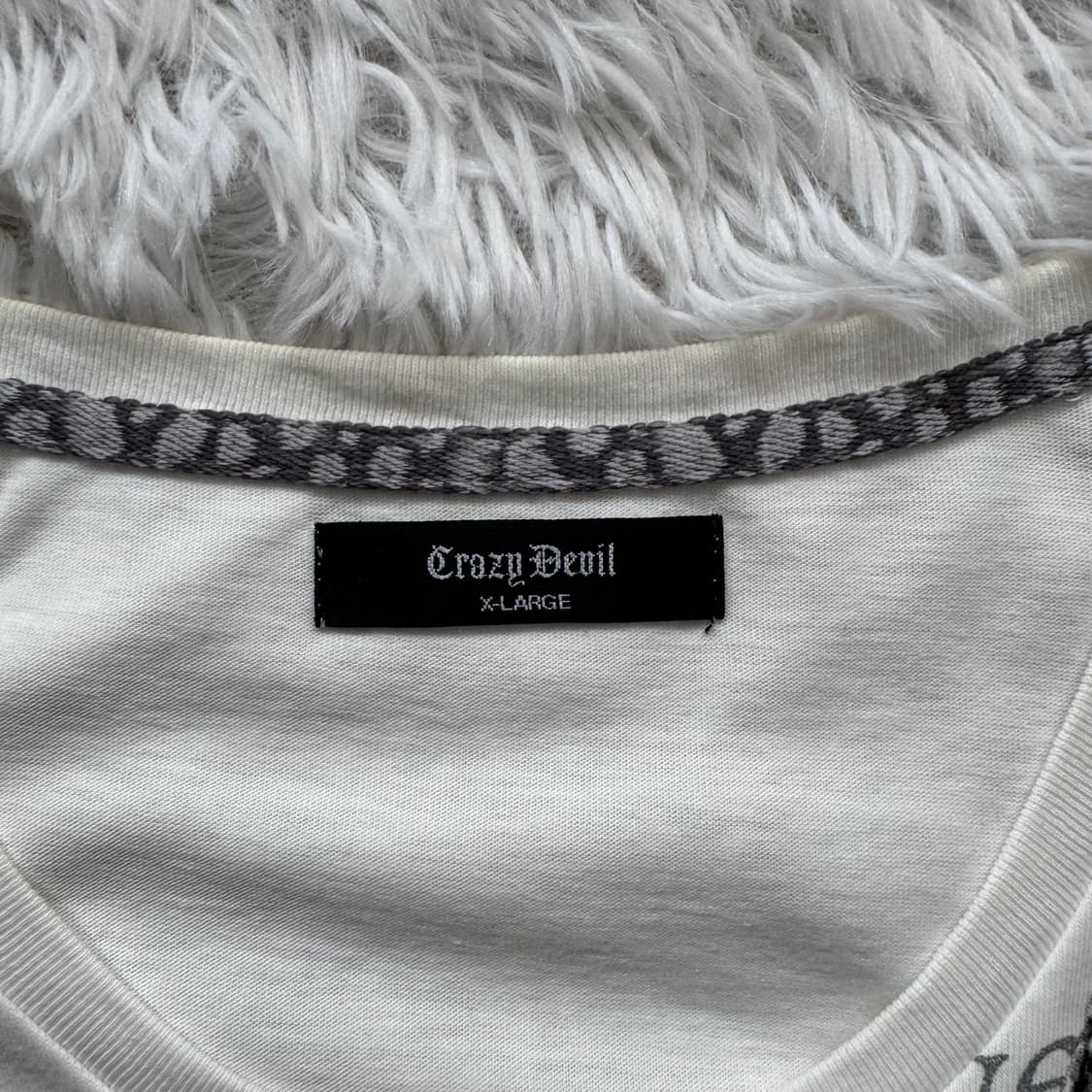 CRAZY DEVIL 일본빈티지 y2k긴팔 오리엔탈 롱슬리브 xl 100 상품이미지6