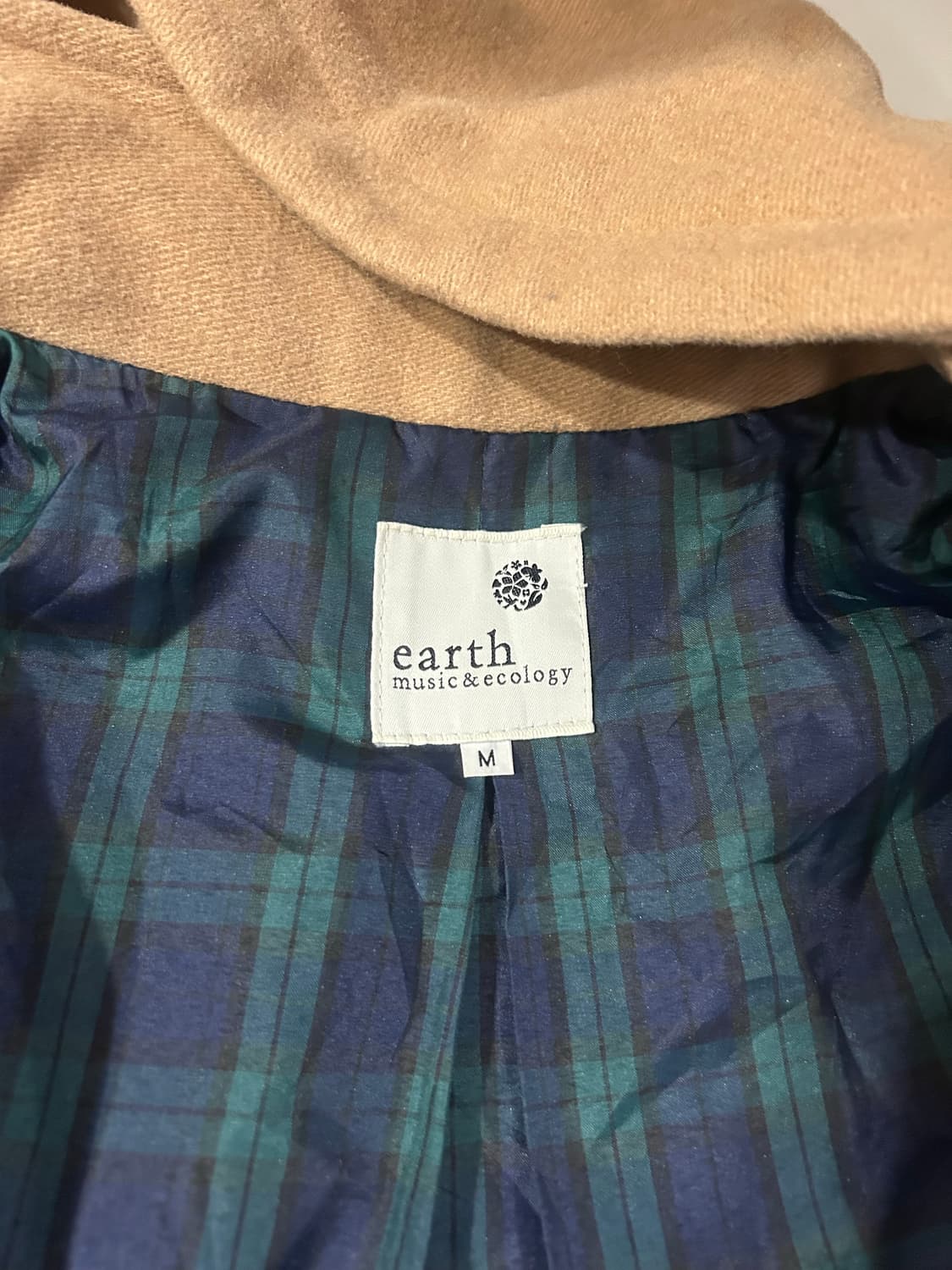 [울65%] 모리걸 얼스뮤직 빈티지 갈색 브라운 떡볶이코트 상품이미지2