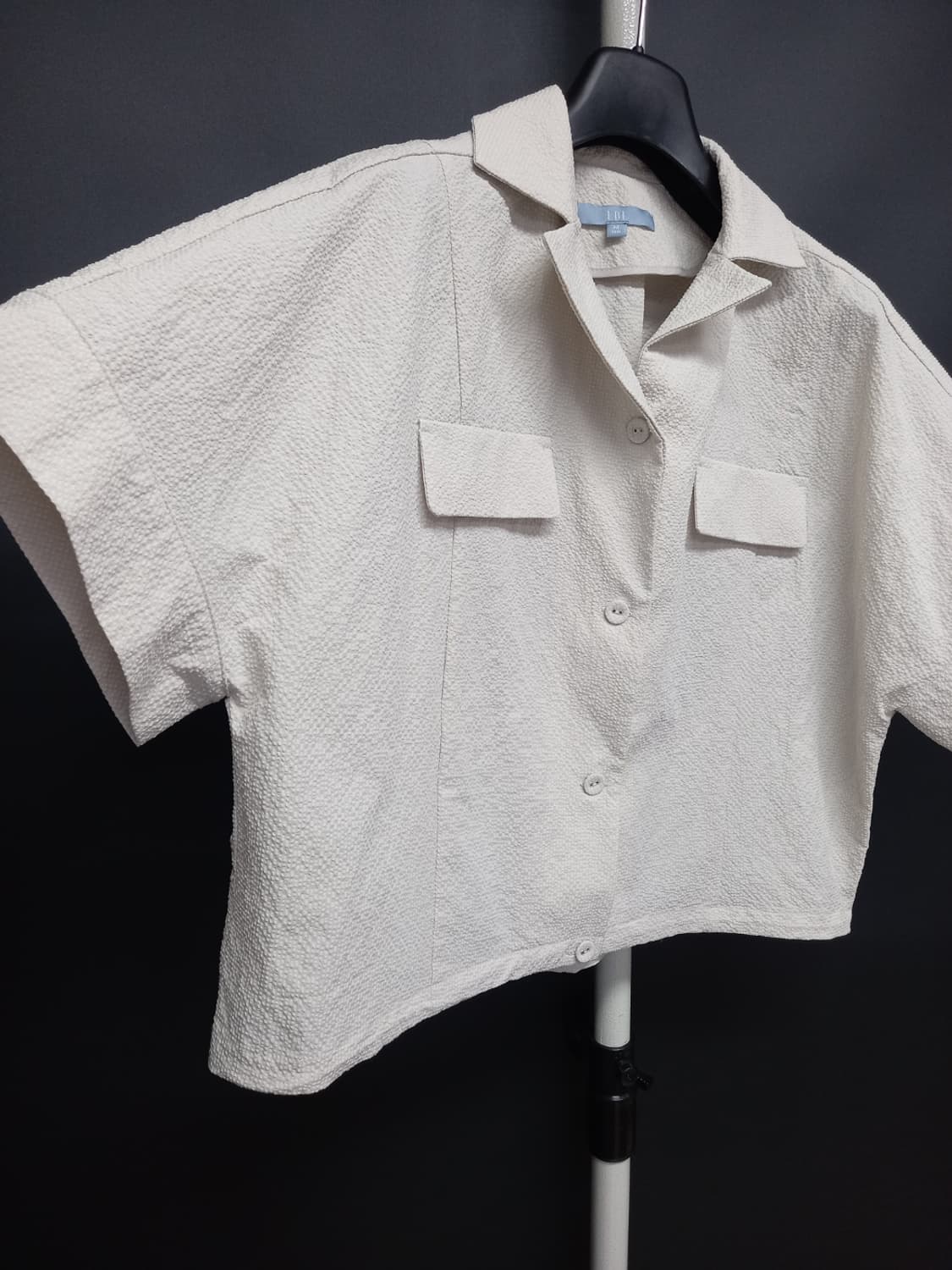 새 LBL 엘비엘 춘하 지지미 남방 겸 아우터 66.77 상품이미지3