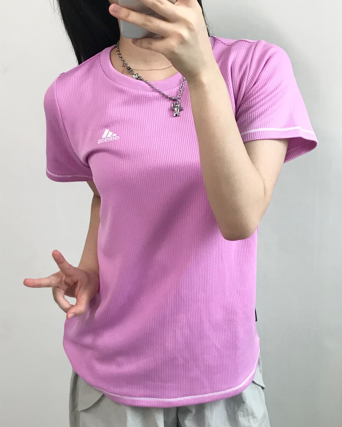 Adidas 아디다스 핑크 탑  상품이미지3