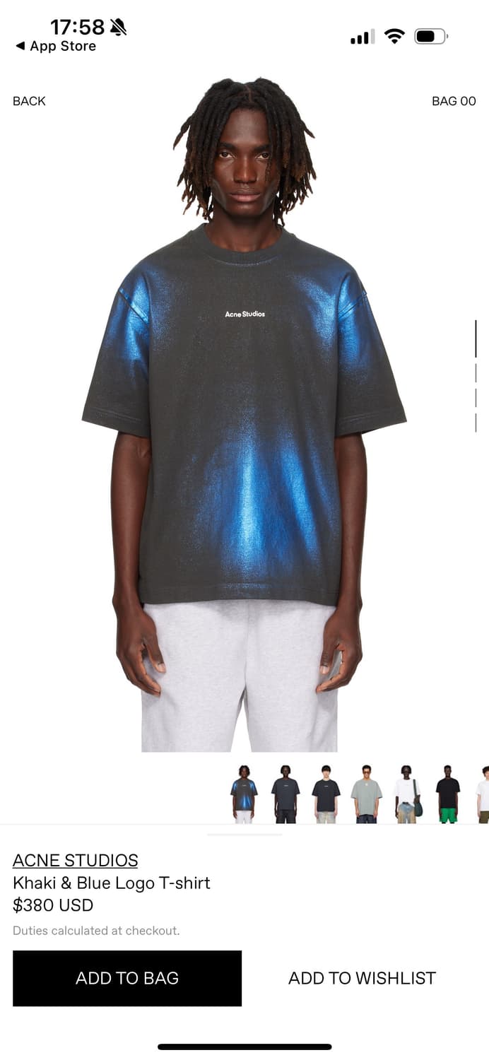 Acne studios Logo T-Shirt 상품이미지2