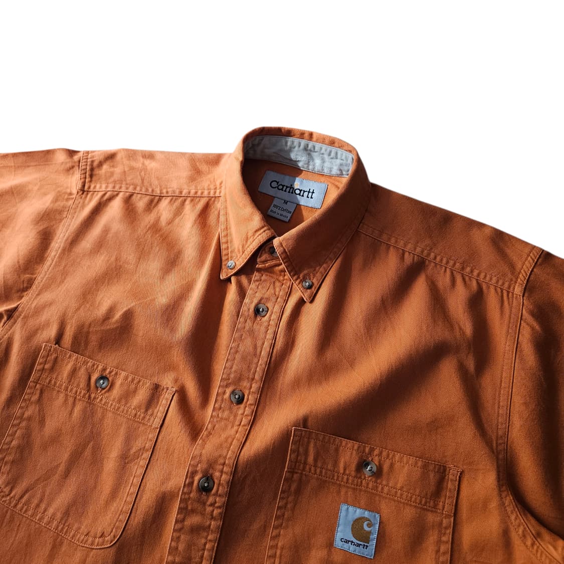 칼하트 면 오버핏 긴팔셔츠 M 상품이미지3