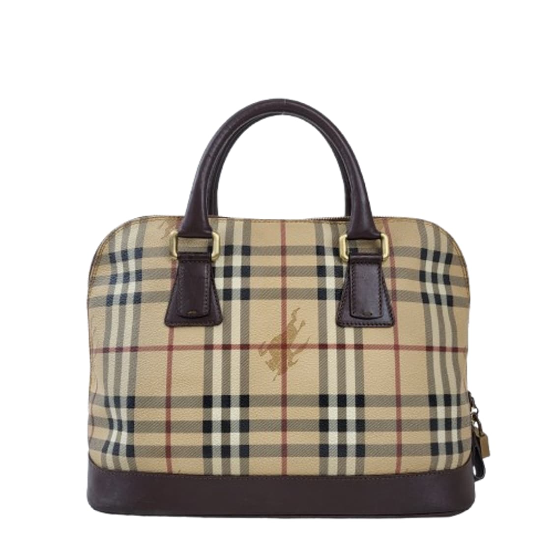 정품 버버리 헤이마켓 체크 토트백 상품이미지7
