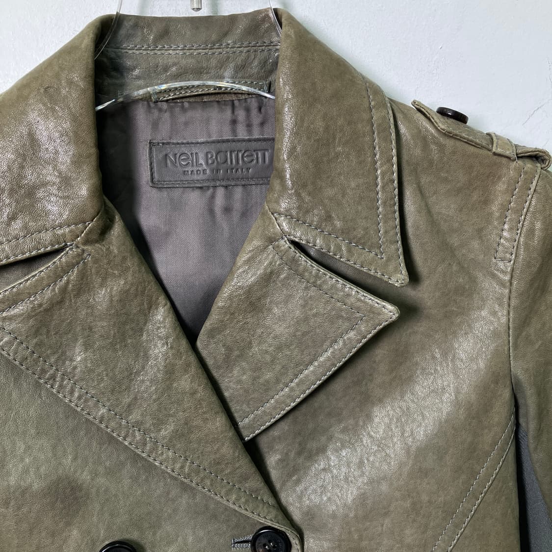 닐바렛 더블 브레스티드 양가죽 자켓 XS 상품이미지4