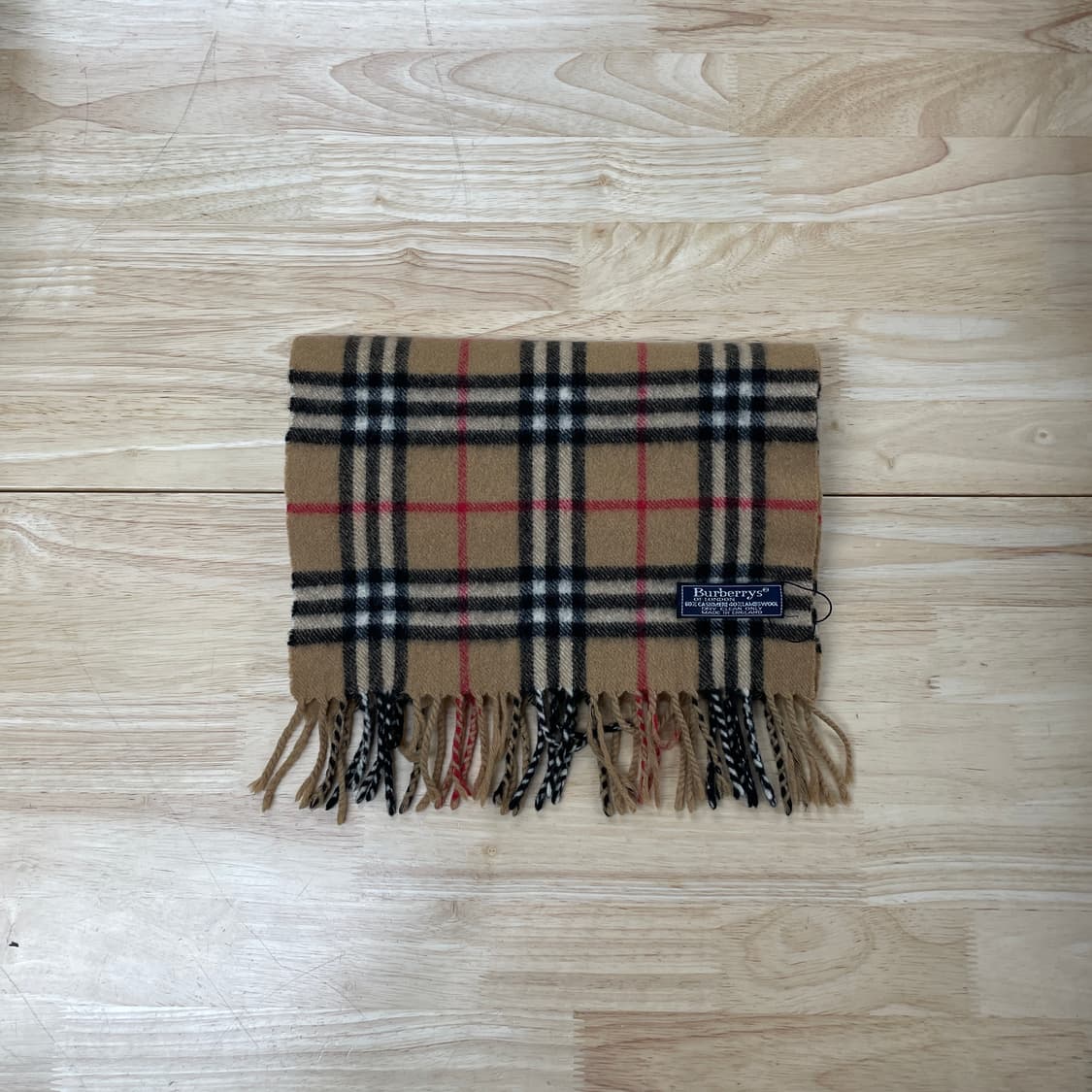 버버리 정품 캐시미어 머플러 베이지 상품이미지4