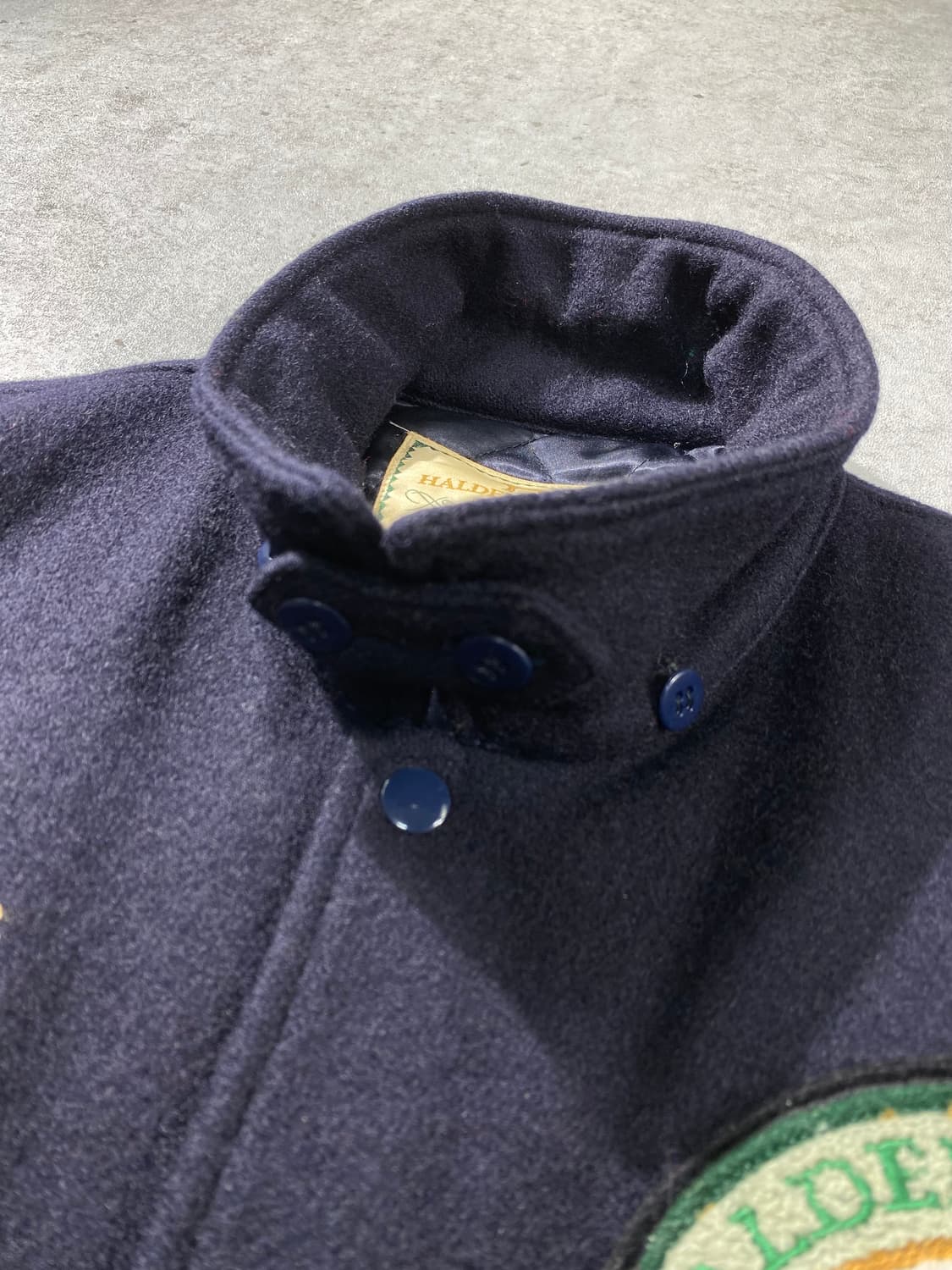 [M] 90s MAC KOBE 패치워크 울 바시티 자켓 상품이미지4