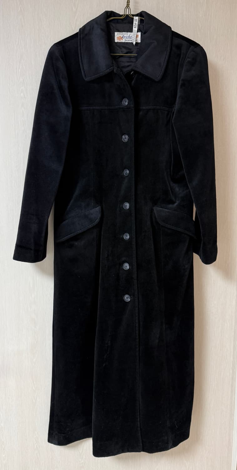 벨벳 빈티지 롱코트 상품이미지2