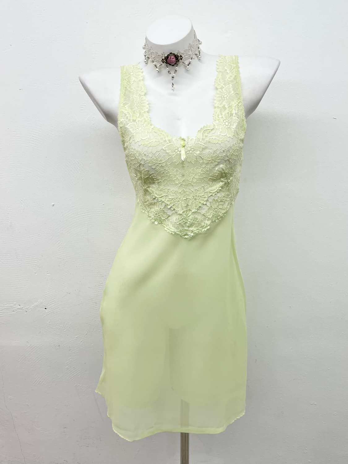 페어리 시어 레이스 슬립 상품이미지1