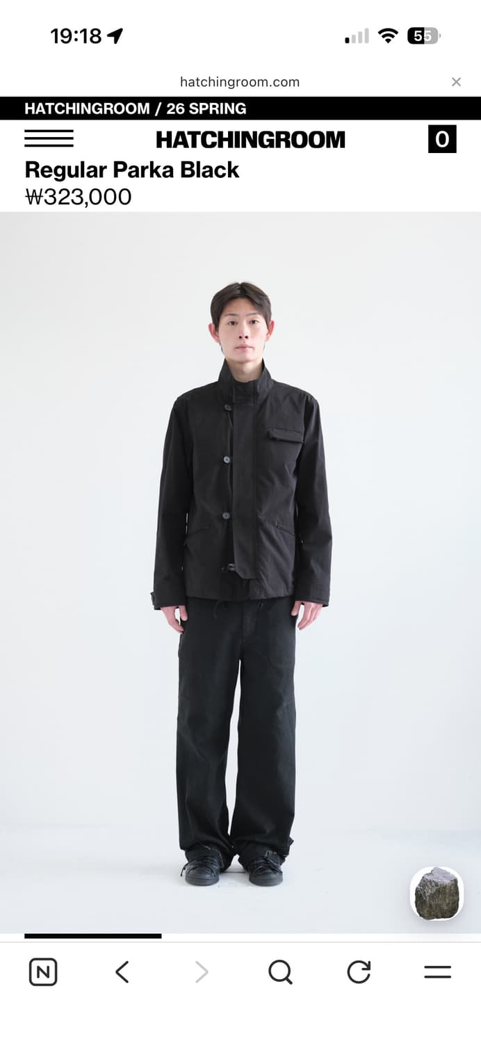 해칭룸 Regular Parka Black - L 상품이미지2