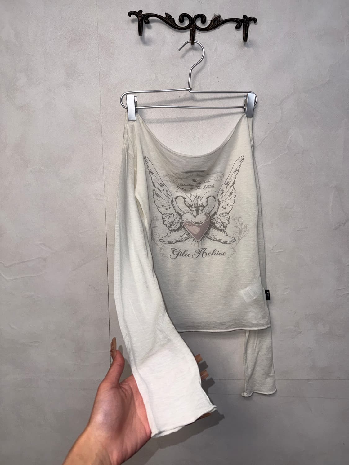 Gila Archive HEART WING SHEER 롱슬리브 상품이미지5