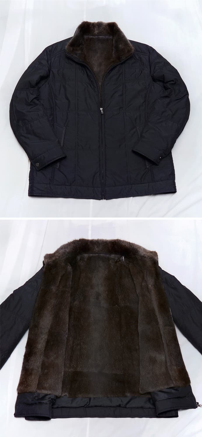 코오롱 브렌우드 디테처블 모피 라이너 투인원 패딩 자켓 (105+) 상품이미지2