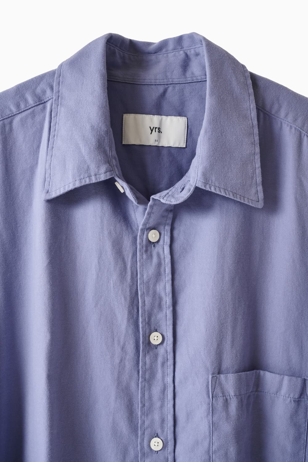 이얼즈어고 소프트 코튼 드릴 포이카 셔츠 클래식핏 V.3 라벤더 m 상품이미지2