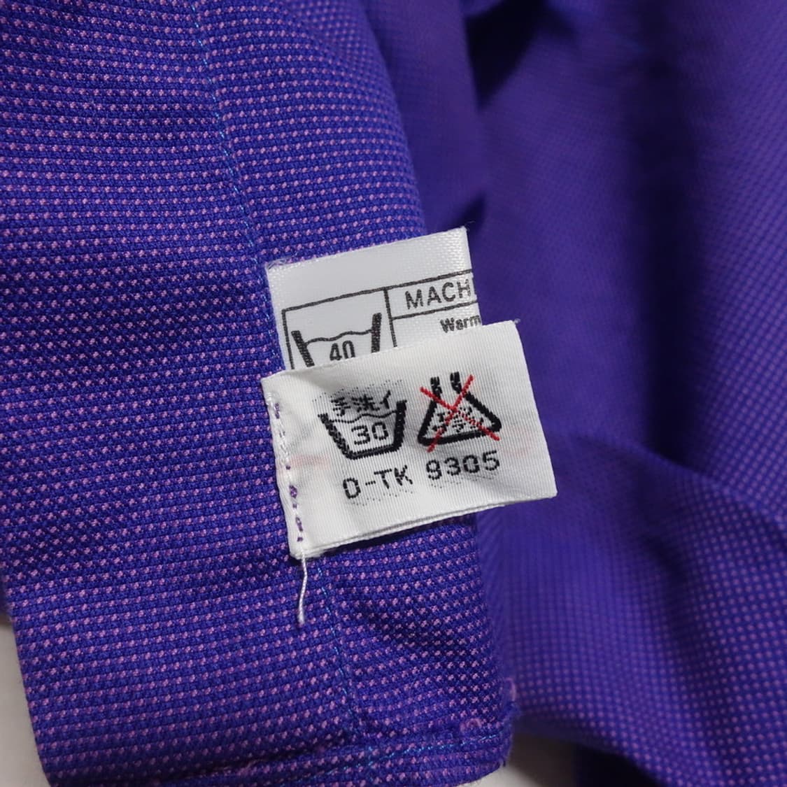 (34) 드레익스 네이비×퍼플 핀 체크 코튼셔츠 상품이미지8