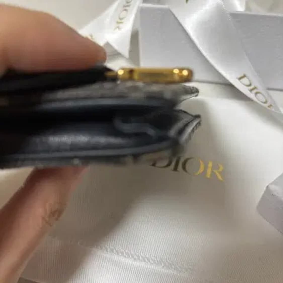 디올 오블리크 새들 지갑 상품이미지4