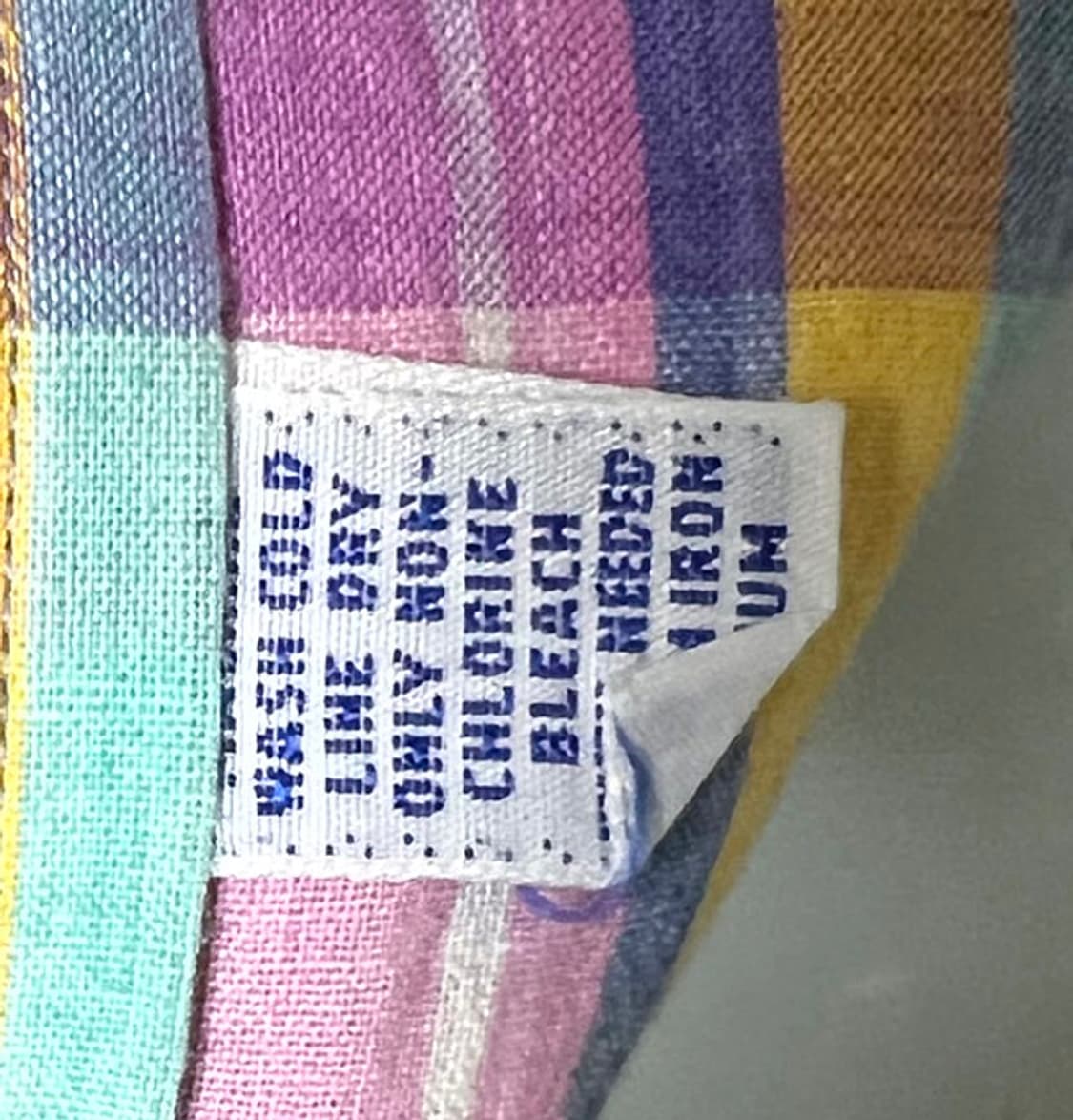 폴로 90s 자이언트 마드라스 체크셔츠 춘하 핸드우븐 XL 105  상품이미지5