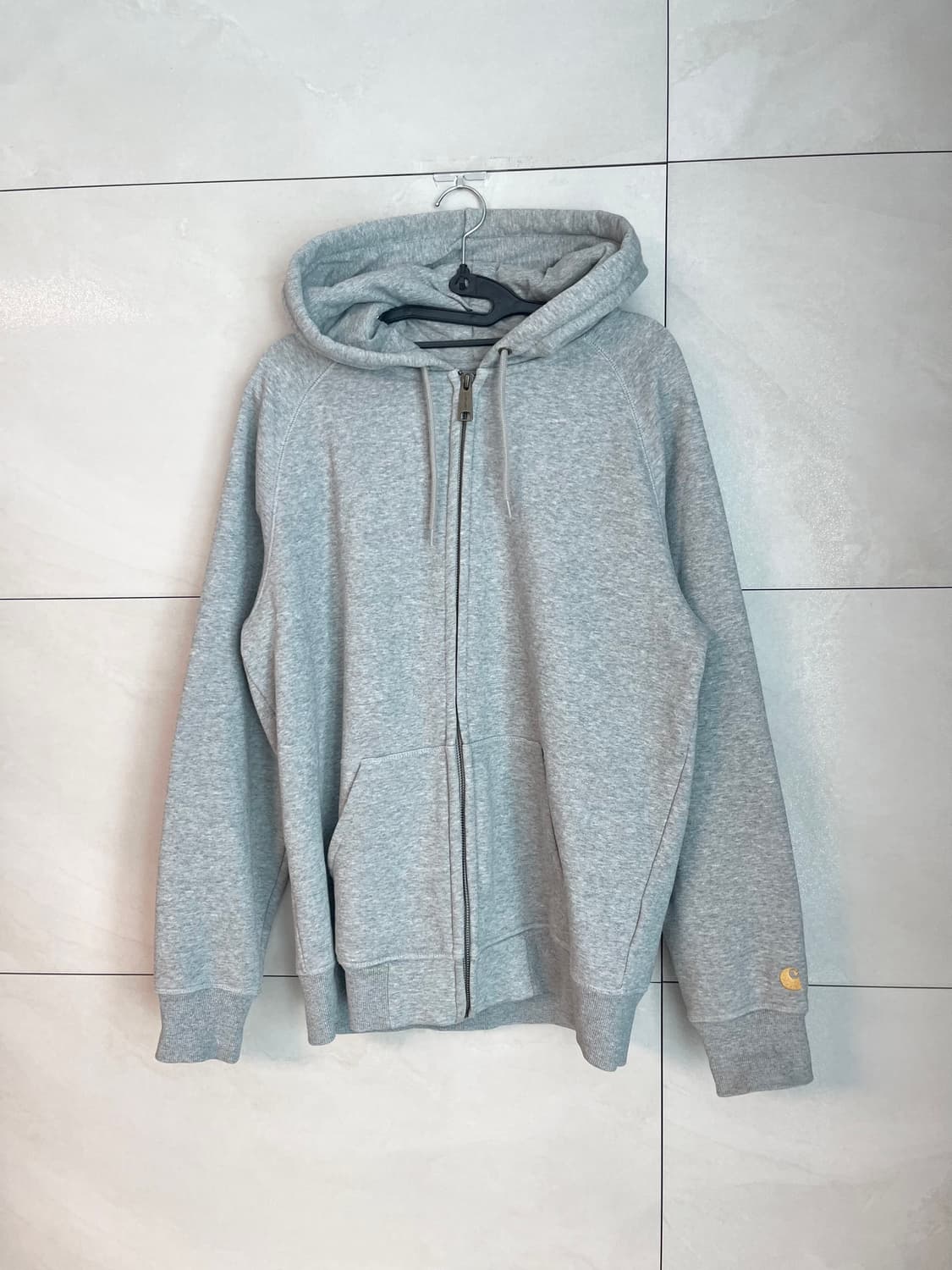 칼하트 그레이 후드집업 [M] 상품이미지3