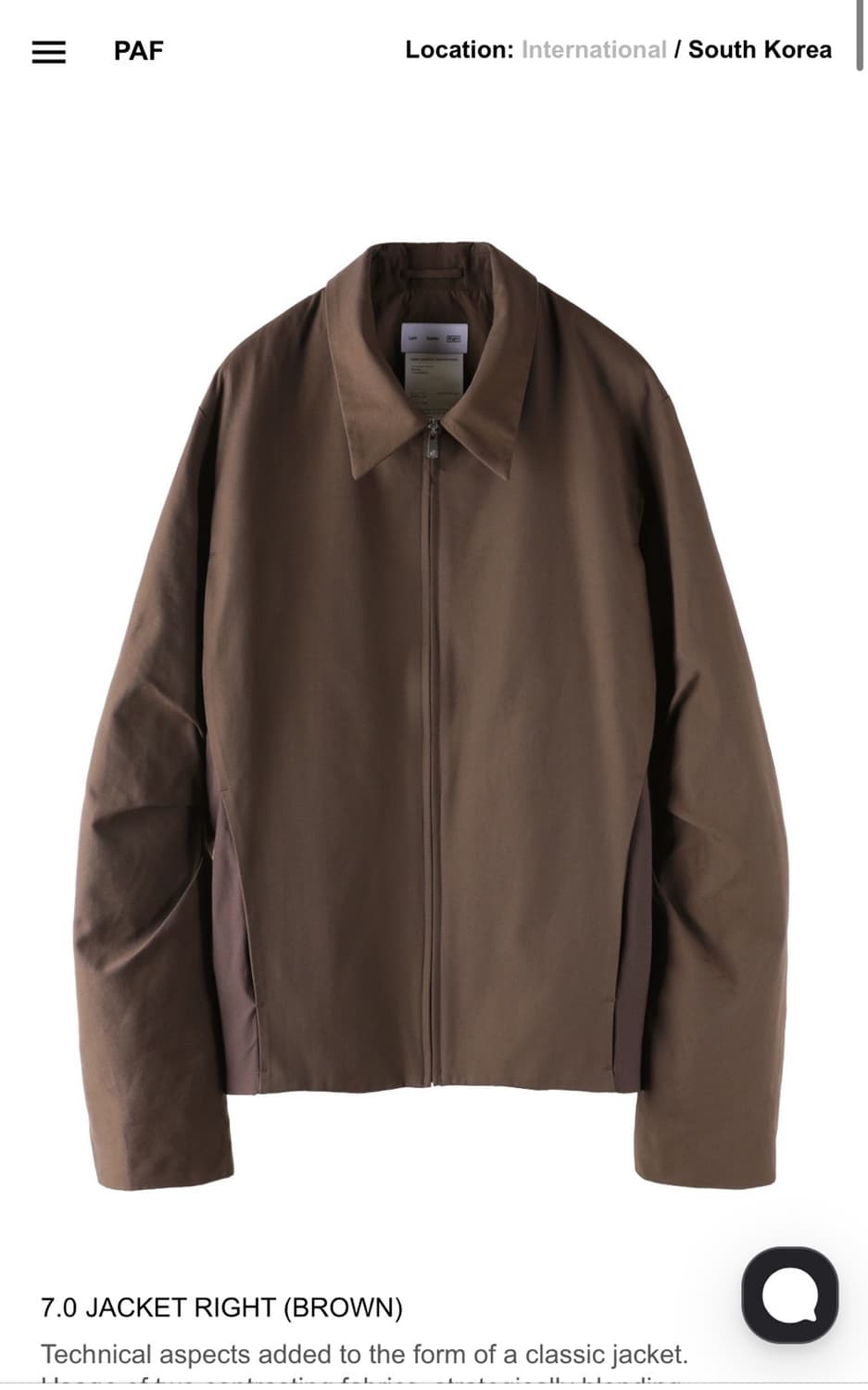 PAF 7.0 right jacket 상품이미지1