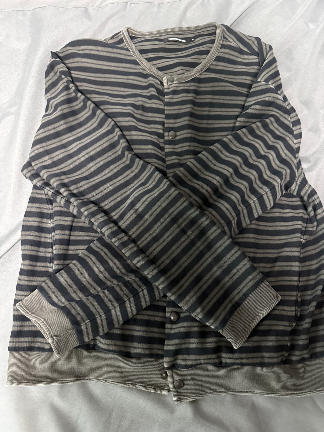 해칭룸 스트라이프 가디건(블루) 상품이미지2