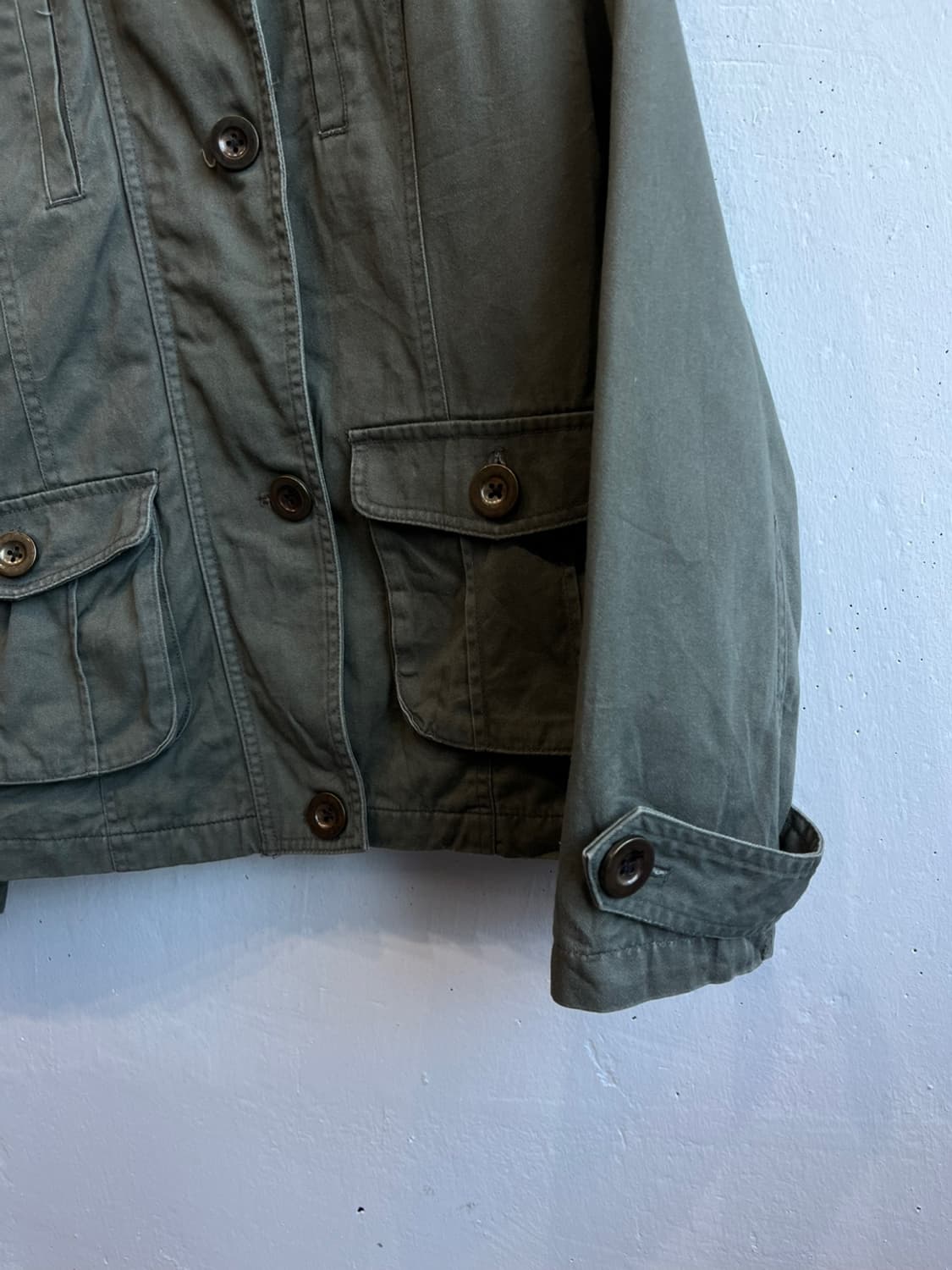 Lee Prest JPN 밀리터리 자켓 카키 우먼즈 상품이미지2