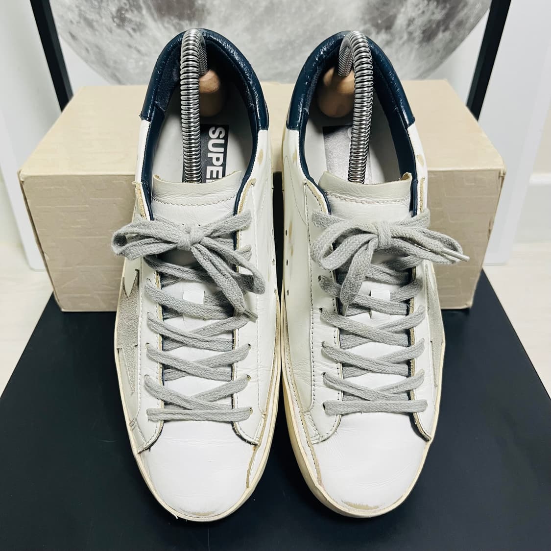 정품 39) 골든구스 네이비탭 스니커즈 250~255 상품이미지3