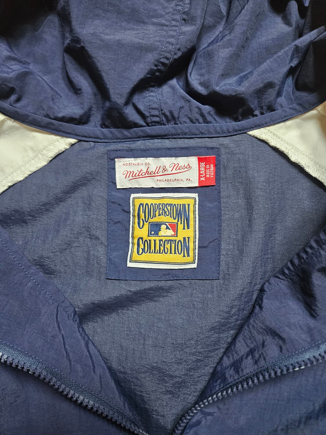 [정품/단종] 미첼앤네스 뉴욕 양키스 쿠퍼스타운 아노락 XL 상품이미지7