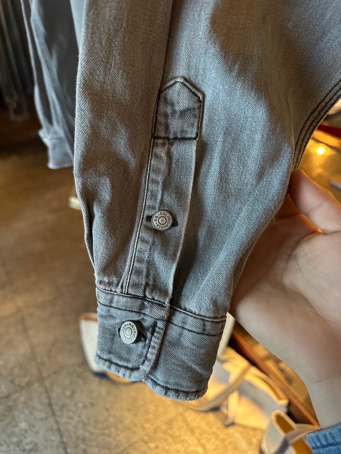 90s 빈티지 더블알엘 RRL 데님 셔츠 상품이미지4