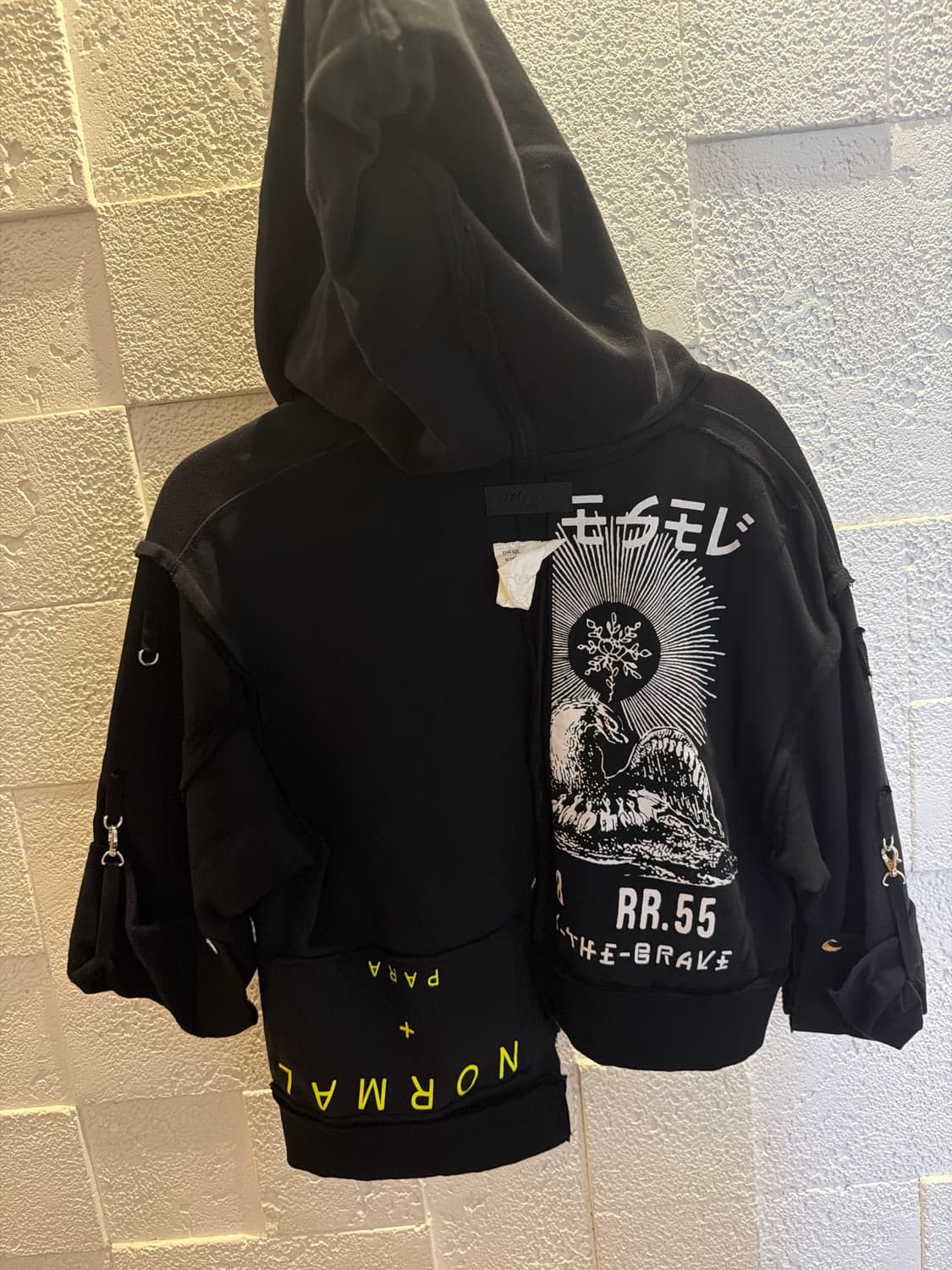 디젤 언발란스 후드티 상품이미지2