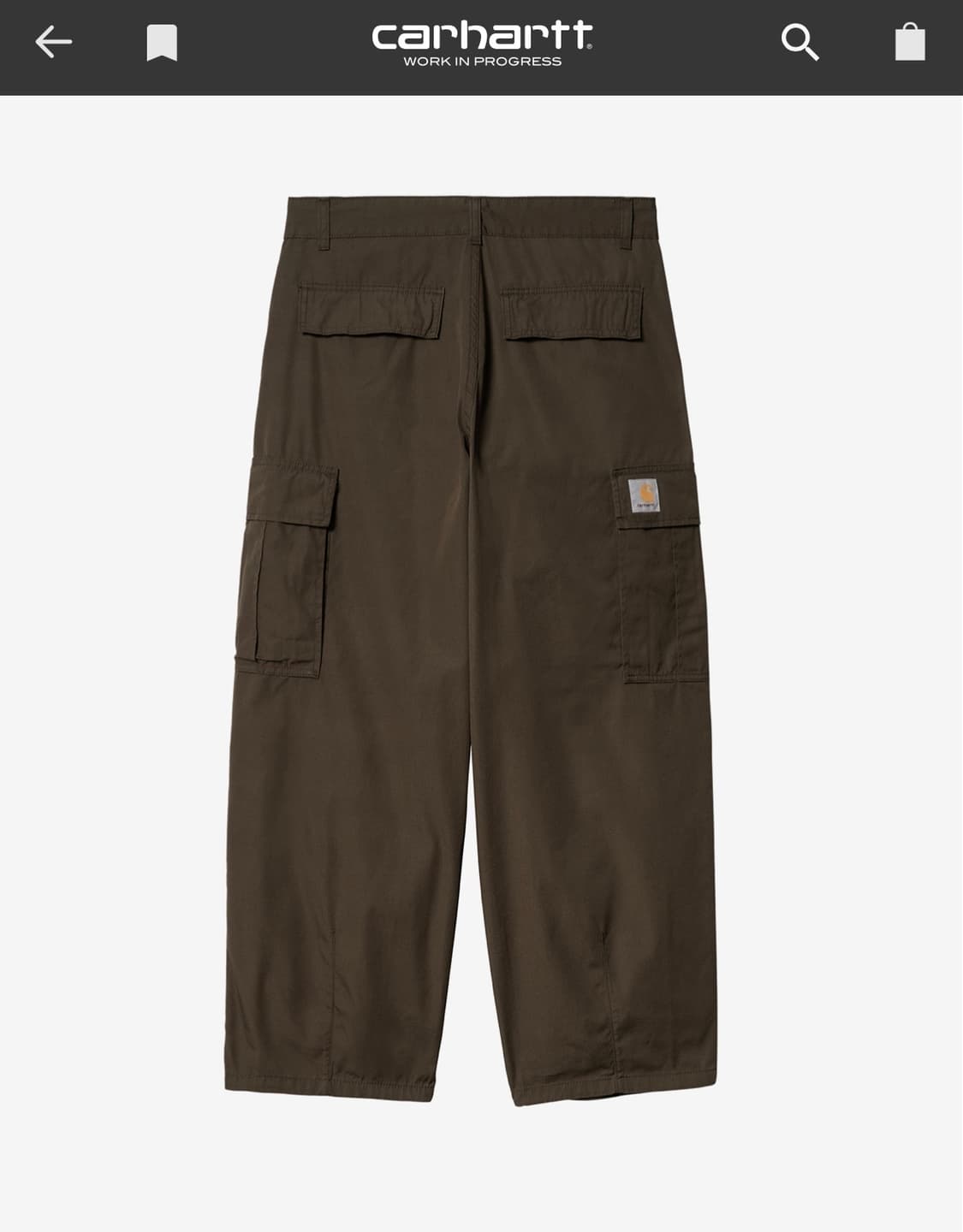 칼하트 콜 카고 팬츠 레인 리베리카 린스드 30 상품이미지3