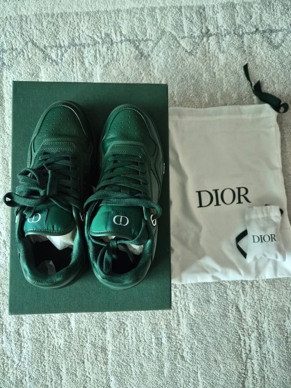 디올 b27 스니커즈 베이지 그린 42사이즈 상품이미지1