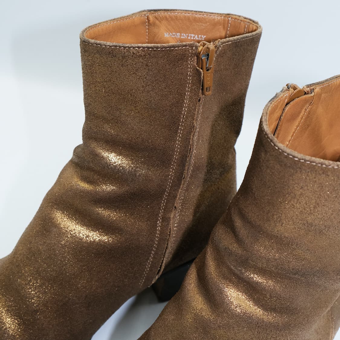 메종 마틴 마르지엘라 메탈릭 턱시도 쿠반힐 부츠 41(260) 사이즈 상품이미지7