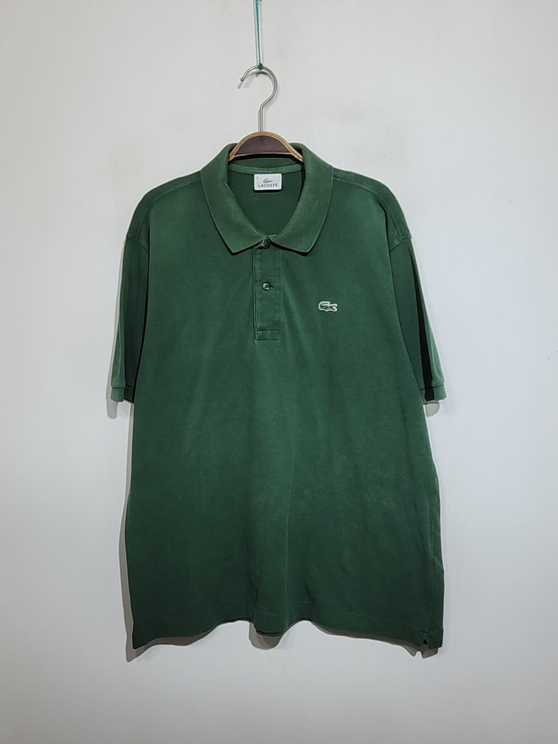 (XL) 라코스테 반팔 카라티 녹색 PK 폴로 티셔츠  상품이미지1