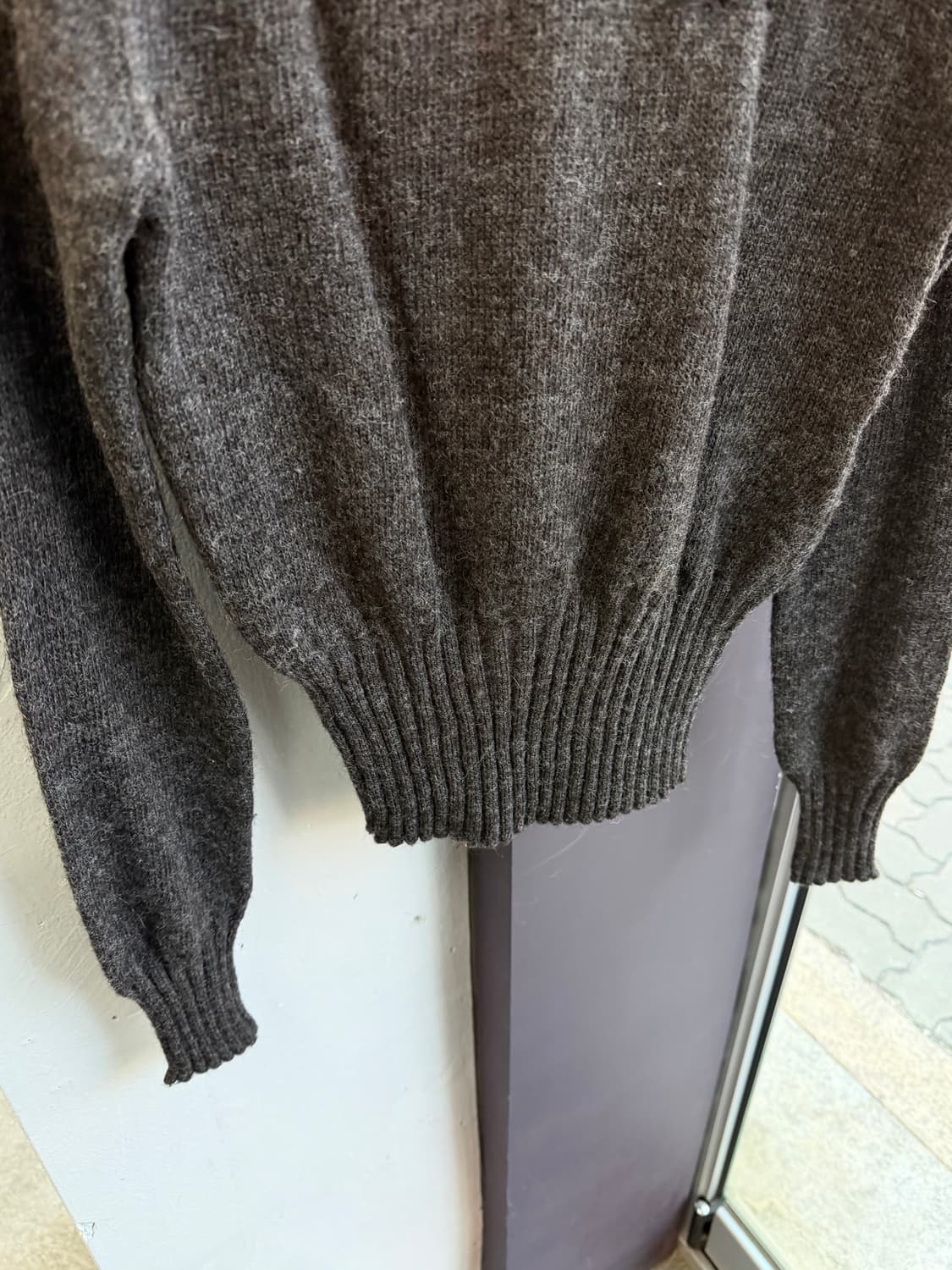 S/ 돌체앤가바나 자수로고 알파카 터틀넥 니트 상품이미지4